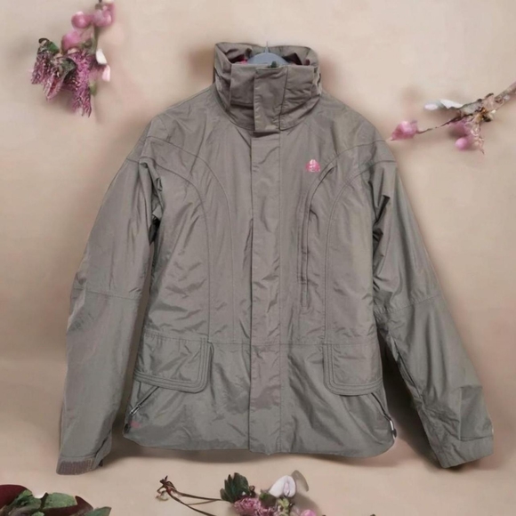 Nike ACG Jackets & Blazers - Nike ACG Storm Fit khaki Ski jacket 2 in 1 with padded pink inner pufferSize m